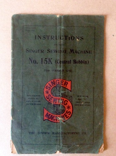 Singer sewing machine 15k - machine,