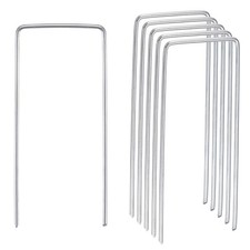 Jardin Broches U Forme 4" L x 0,08" Dia Agrafes Piquets pour Couverture Kit 25