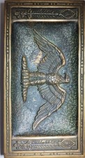 vide poche bronze motif aigle