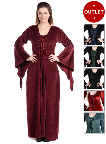 Robe médiévale velours - médiévale,