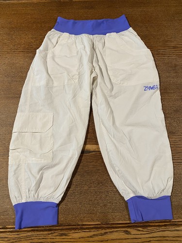 Zumba pants womens small white - pants,