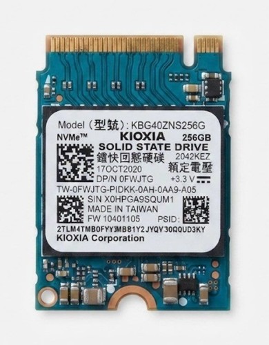 Ssd kioxia 256 - ssd, m.2