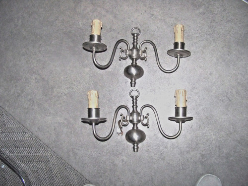 Paire applique double en - double,