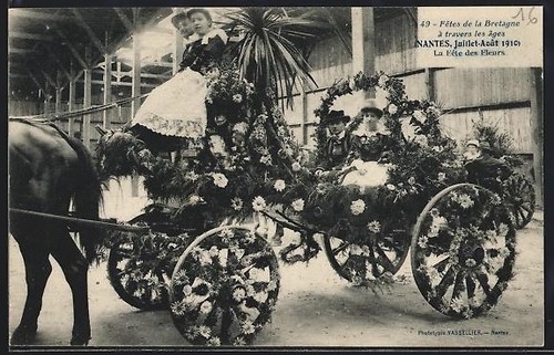 Cpa nantes fête des fleurs - nantes,,
