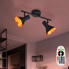 Lampe De Plafond Spot Avec Télécommande Changeur De Couleur RGB LED