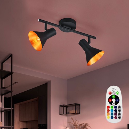 Lampe plafond vintage rgb - de,