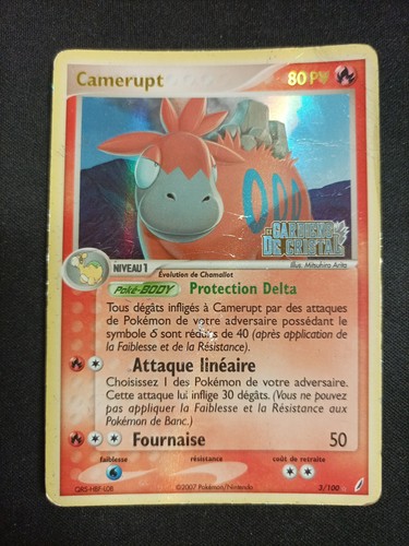 Carte pokémon camerupt - carte, 3/100