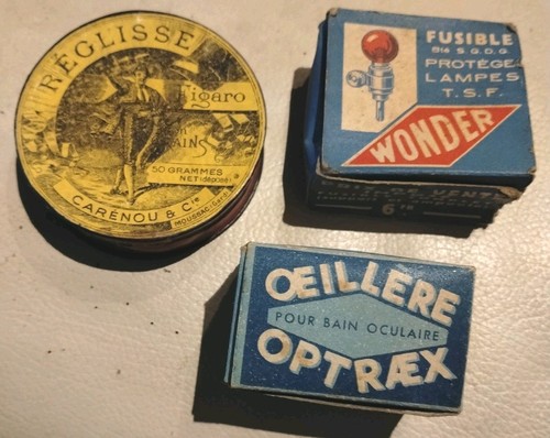 Lot boîtes anciennes - boîtes,