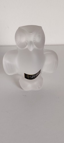 Chouette presse papier - presse-papier, cristal