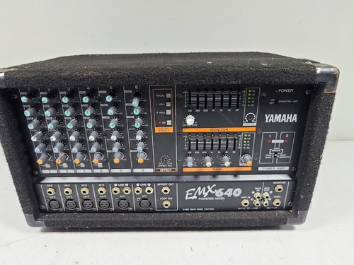 Yamaha emx640 alimenté mixer - alimenté,