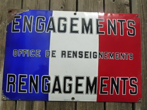 Authentique plaque émaillée - authentique,