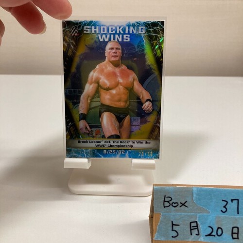 Carte topps brock lesnar - lesnar, 20/50