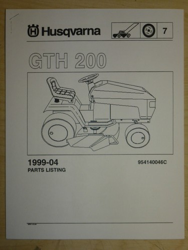 Husqvarna gth 200 lawn garden - husqvarna,