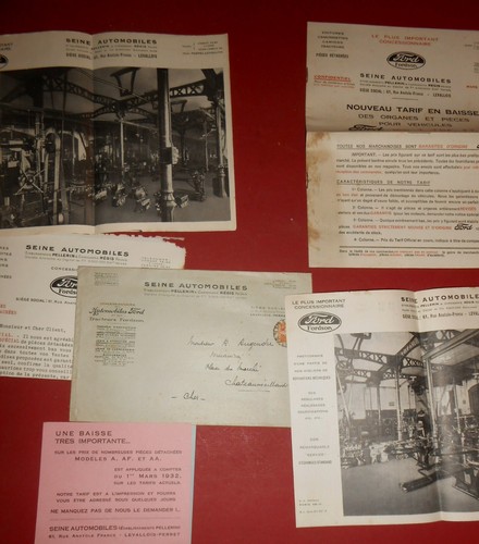 Lot documents ford - ford, fordson