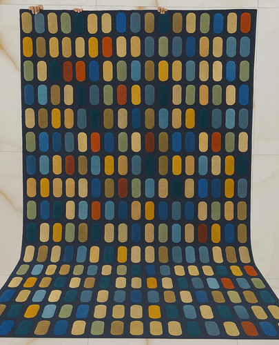 Tapis laine touffeté la - laine,