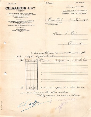 1931 vairon marseille - ch,