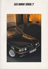 Catalogue Brochure BMW Serie 7 E32 2/1991 Belgique en français