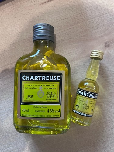 Chartreuse jaune flasque 20cl - flasque,