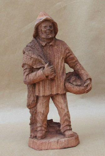 Statuette figurine pêcheur - statuette, de