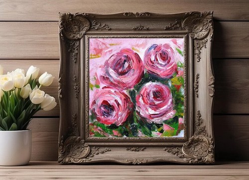 Peinture huile originale - peinture, à