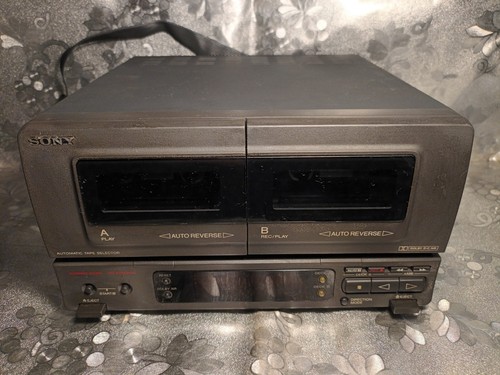 Platine cassette stéreo sony - cassette,