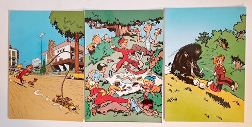 Spirou franquin carte - franquin, postale
