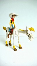 FIGURINES LUCKY LUKE - JOLLY JUMPER   DARGAUD ÉDITEUR 1984  Ht 22 cm  BON ÉTAT 
