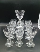 Série de 13 Petits  Verres Cristal de Baccarat Modèle Harcourt  11cm