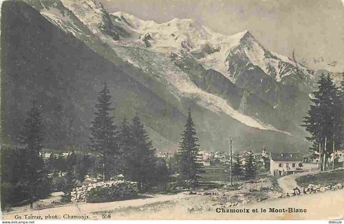 Carte postale chamonix - -,