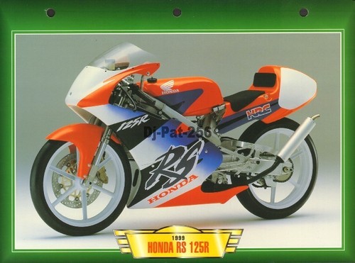 Fiche moto honda 125 r - 125,