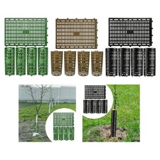 Lot de 5 protections extensibles pour troncs d'arbres fruitiers