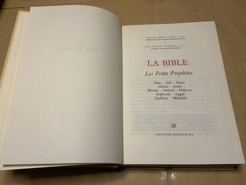 Bible osty les petits - osty,