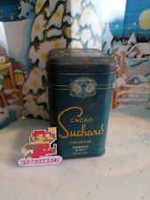 Ancienne Boîte publicitaire en tôle "Cacao Suchard solubilisé" vintage chocolat 