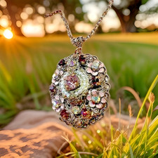 Pendentif  Art Déco cristal