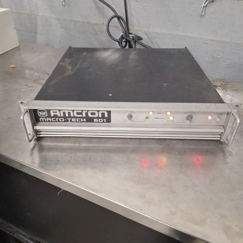 Amcron macro tech 601 power - macro-tech,