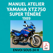 Manuel Atelier Yamaha XTZ 750 Super Ténéré 1989 Revue Technique Moto RMT CD PDF