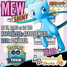 Mew Shiny  de Pokemon Go Tour