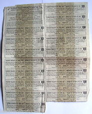 Coupons titres, Emprunt de l'état Russe 5% 1906, voir photo.