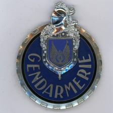 Plaque de baudrier Gendarmerie de l'Air Émaux