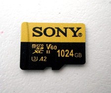 NEUF / NEW Carte micro SD SONY 1024 Go / Gb ( 1 Tb ) memory card