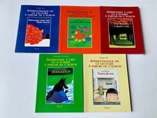 lot 5 livres apprentissage de