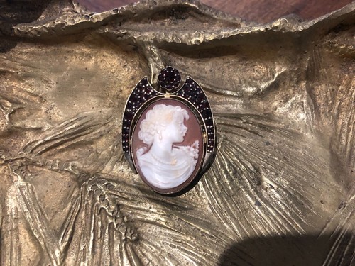 Superbe broche pendentif - broche-pendentif, en