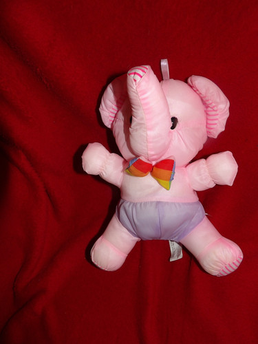 Doudou elephant rose - rose, bikin