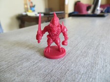 figurine plastique jeu plateau world of warcraft,gnoll rouge,occasion