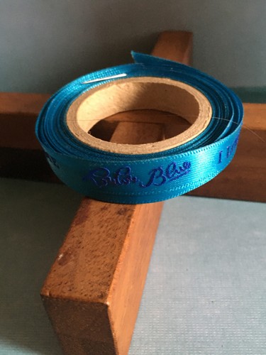 Vintage rouleau ruban bleu - ruban,