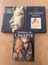 Lot De 3 beaux livres Égypte