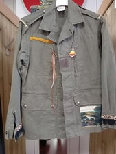 veste militaire f1 kaki om 1980 customisée 88C fabriqué en France