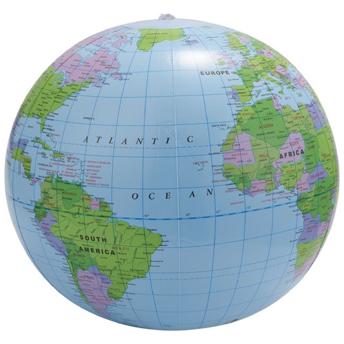 Pouces globe terrestre - 16,