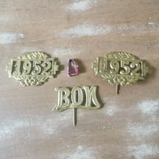 Insigne Epinglette De Conscrit 1952 /Bon Pour Le service/Insigne Militaire 