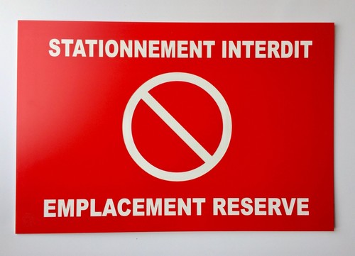 Panneau stationnement - panneau, "stationnement